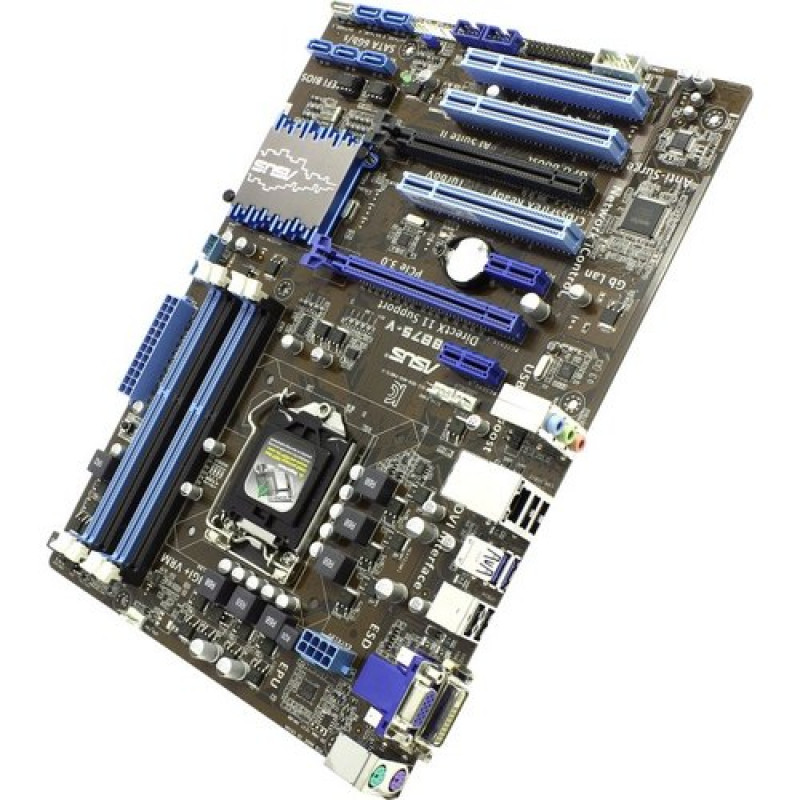 Used Motherboard s1155, ASUS P8B75-V (4xDDR3, Intel B75, PCI-Ex16x2, ATX)