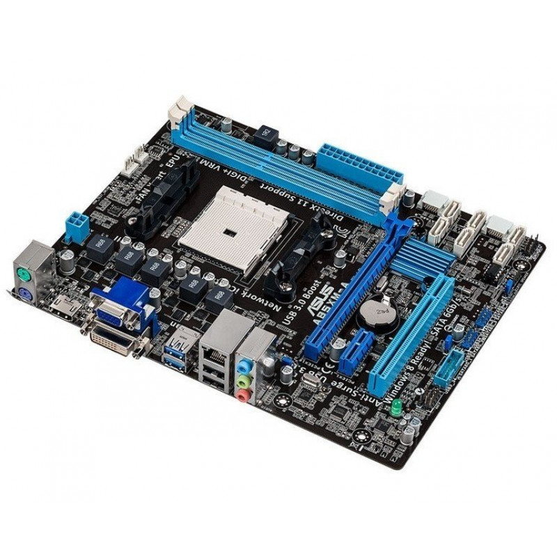 БУ Материнська плата Asus A85XM-A (sFM2, AMD A85X, 2xDDR3, 1xPCI-e x16, microATX)