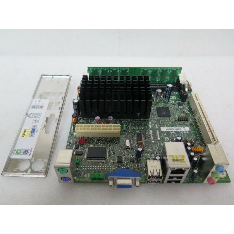 Used Motherboard Intel D410PT (E76528-404) (Atom D410, iNM10, 2xDDR2, 2xSATA, PCI-Ex16, mATX)