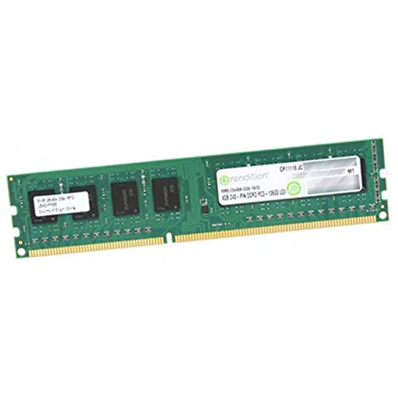 Used RAM Rendition (DIMM, DDR3, 4Gb, 1333 MHz, RM51264BA1339.16FD)