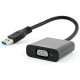 Адаптер USB3.0 - VGA Cablexpert (AB-U3M-VGAF-01)