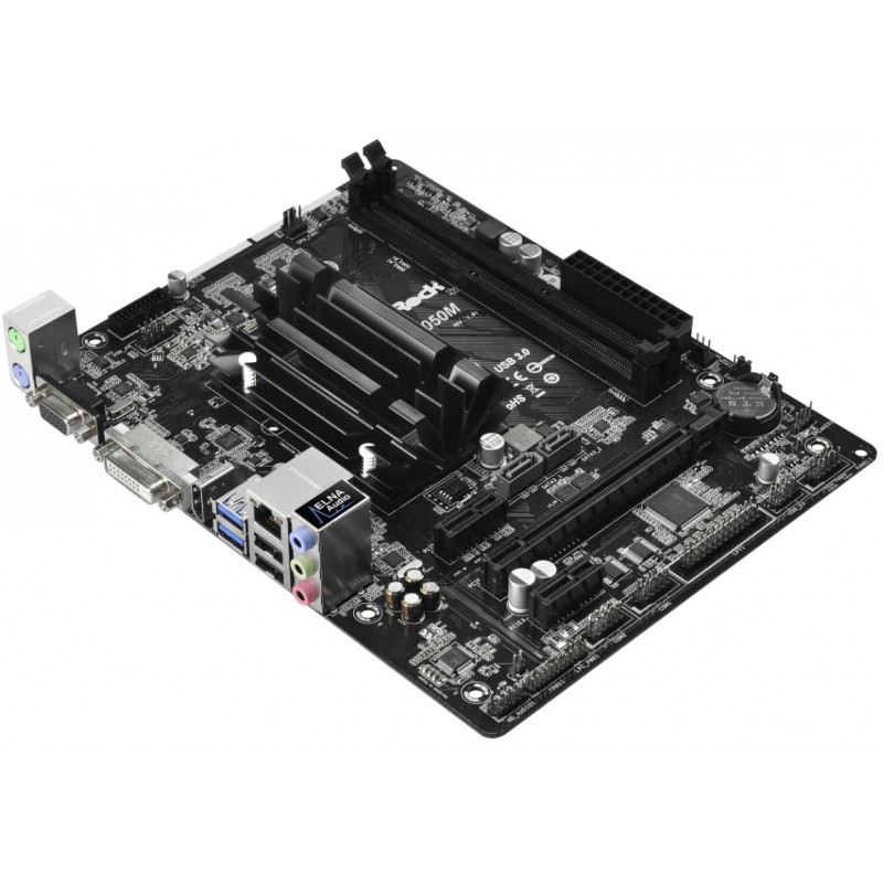 ASRock N3050M Motherboard (Atom N3050, 2 x DDR3 DIMM, 2xSATA, PCI-Ex16, mATX)