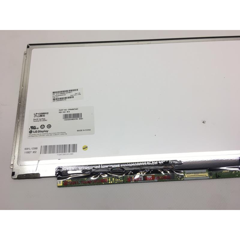БУ Матриця (дисплей) 13.3" LG LP133WH2-TLM3 (slim LED, 1366 * 768, 40pin, праворуч внизу, матова)
