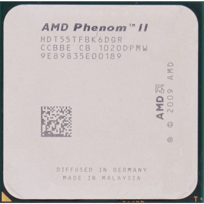 БУ Процесор AM3 AMD Phenom II X6 1055T, 2,8-3,3 МГц, 6-6 core, Ні, 125W