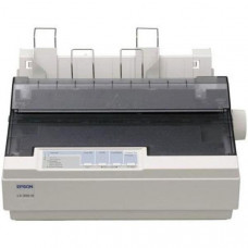 Used A4 dot matrix printer Epson LX-300+II, 9 pins, 300 characters/sec, USB, LPT