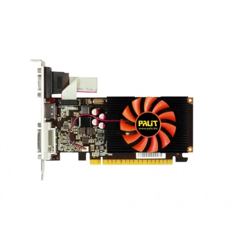 Used Video card PCI-e Palit GeForce 440, 1 GB, GDDR3, 128-bit, VGA/DVI/HDMI (NEAT440NHD01-1085F)