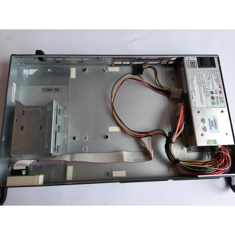 БУ Корпус для сервера 1U, Supermicro SYS-5015A, 437x265x44мм, miini ITX, 200W