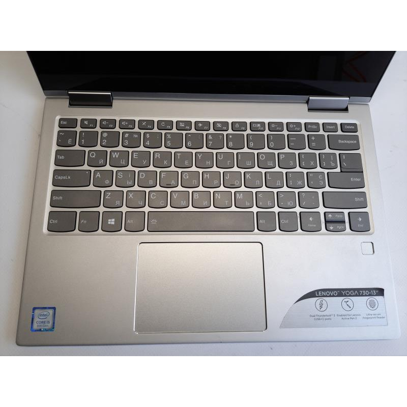 Used Ultrabook 13.3", Lenovo Yoga 730-13IKB, i5-8250U (1.6 - 3.4 GHz), 8GB DDR4, SSD NVMe 256 Gb