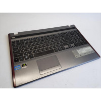Used Topcase assembly with touchpad and keyboard for Acer Aspire 5755G laptop