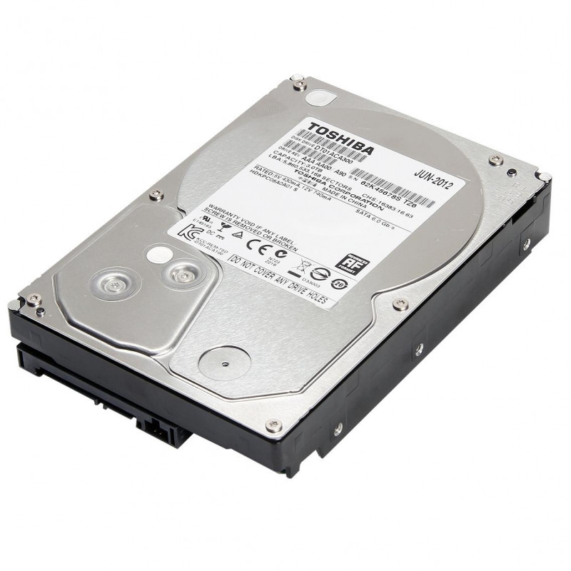 БУ жесткий диск 3 ТБ Toshiba (3.5", 7200 об/мин, 64 МВ, SATAIII, DT01ACA300)