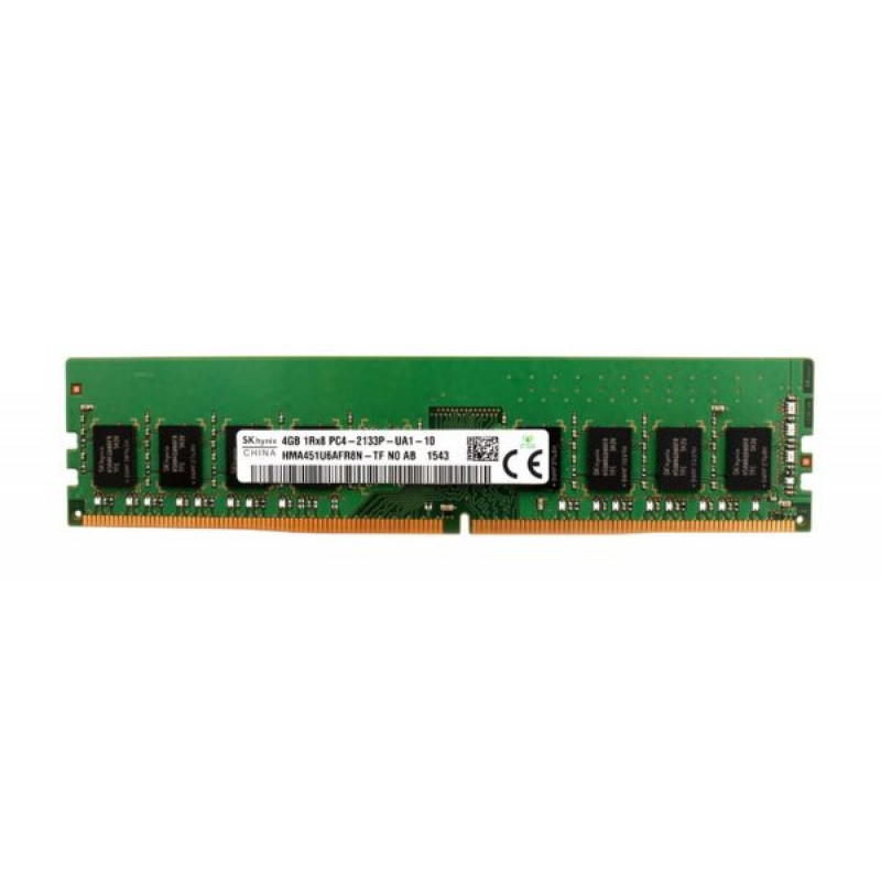 Used RAM 4 GB, DDR4, SK hynix (for desktop PCs, 2133 MHz, 1.2 V, CL15, HMA451U6AFR8N-