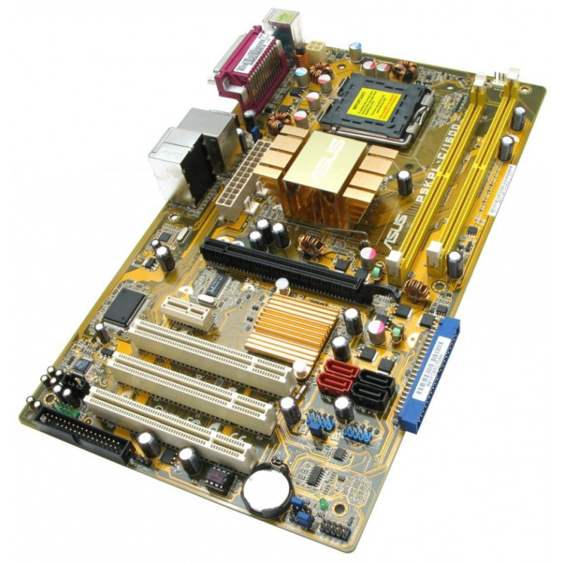 Used Motherboard s775, ASUS P5KPL-C/1600 (2xDDR2, Intel G31, PCI-Ex16x1, ATX)
