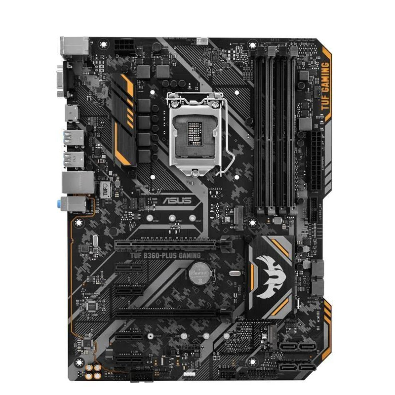 Used Motherboard s1151, ASUS TUF B360-PLUS GAMING (4xDDR4, Intel B360, PCI-Ex16x2, VGA, HDMI, AT