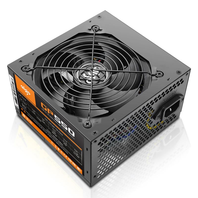 БУ Блок питания 550 Вт GameMax, 24+4+4 pin, питание видеокарты - 1x(6+2pin), 120 мм, ATX, GP550