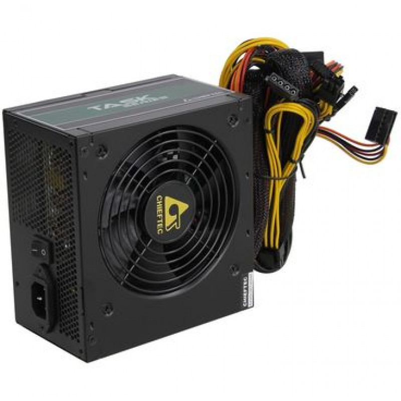БУ Блок питания 600 Вт Chieftec, 24+4+4 pin, питание видеокарты - 2x (6+2 pin), 120 мм, ATX, TP