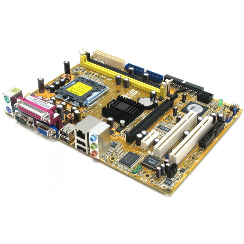 Used Motherboard s775, ASUS P5V-VM Ultra (2xDDR2, VIA P4M890, PCI-Ex16x1, VGA, microATX)