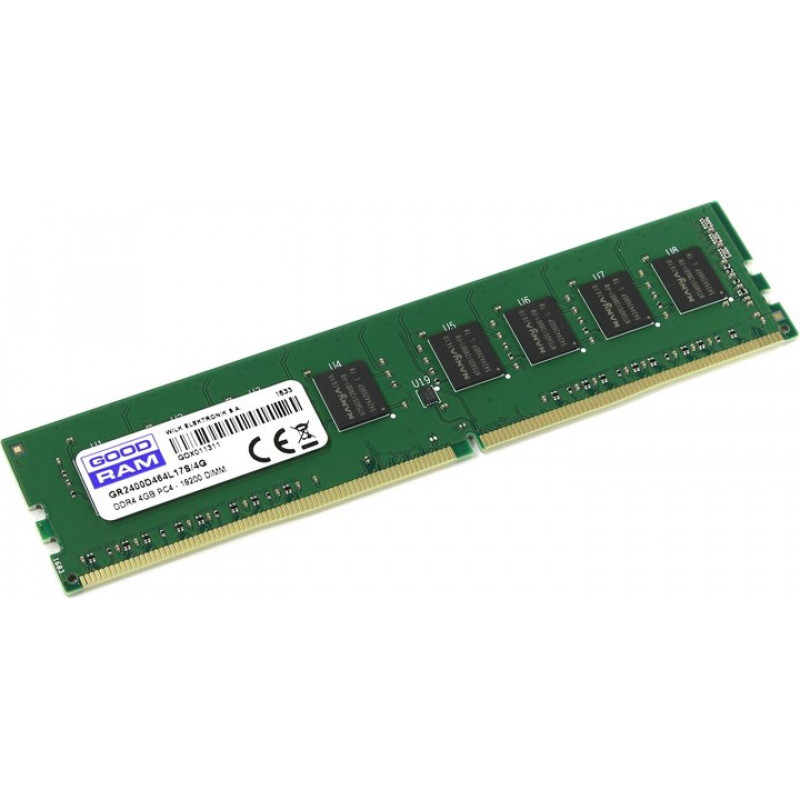 БУ Оперативна пам`ять 4 ГБ, DDR4, для ПК, Goodram (2400 МГц, 1.2 В, CL17, GR2400D464L17S/4G)