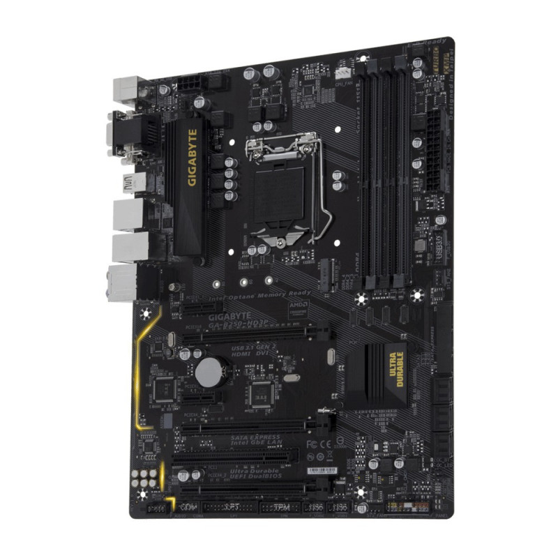 БУ Материнська плата s1151, Gigabyte GA-B250-HD3P (4xDDR4, Intel B250, PCI-Ex16x3, VGA, DVI, HDMI, A