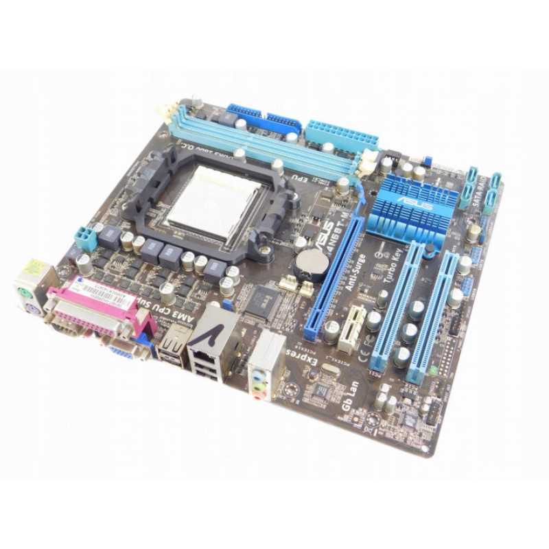 Used Motherboard sAM3, ASUS M4N68T-M LE (2xDDR3, nForce 630a, PCI-Ex16x1, VGA, microATX)