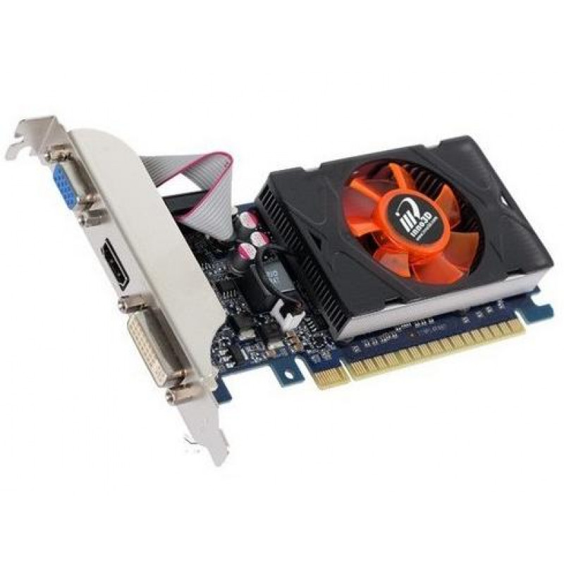 Used PCI-e Inno3D GeForce GT 520 Video Card (2Gb, GDDR3, 64-bit, VGA, DVI, HDMI)