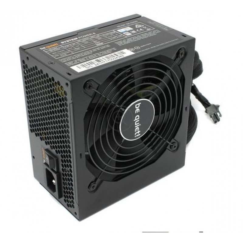 Power supply unit 500 W Be quiet!, 24+4+4 pin, video card power - 2x(6+2pin), 120 mm