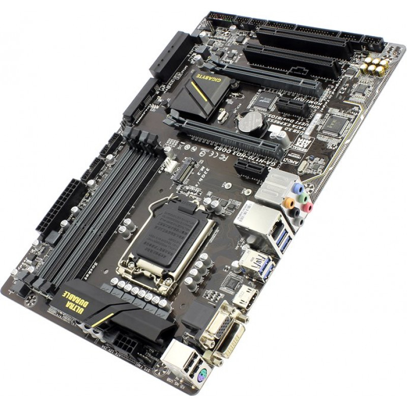 БУ Материнська плата s1151, Gigabyte GA-H170-HD3 (4xDDR4, Intel H170, PCI-Ex16x2, VGA, DVI, HDMI, AT