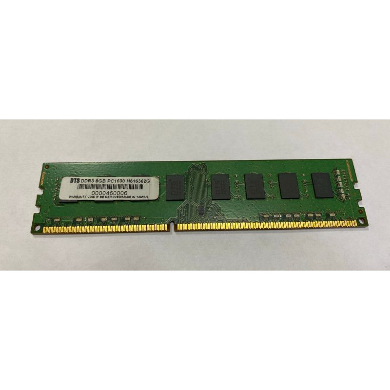 Used RAM 8 GB, DDR3, DTS (for desktop PCs, 1600 MHz, 1.5, CL11, O616362G)