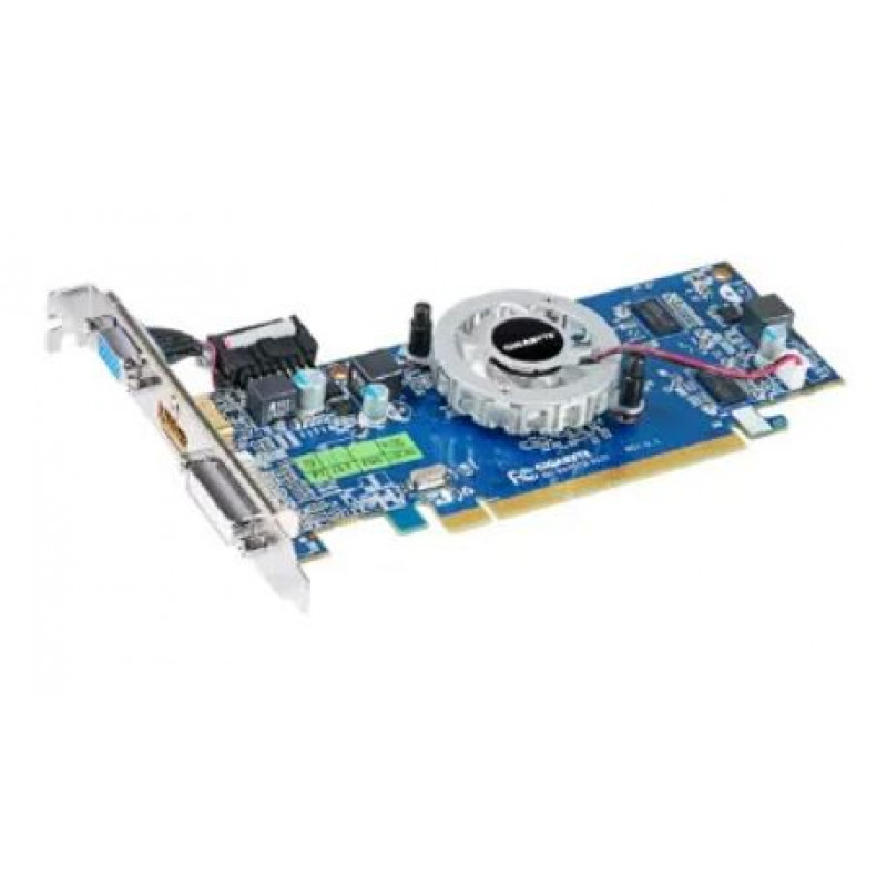 БУ Відеокарта Gigabyte Radeon HD 6450 512MB GDDR3, 64 біт, 625/1600 МГц, VGA, DVI, HDMI