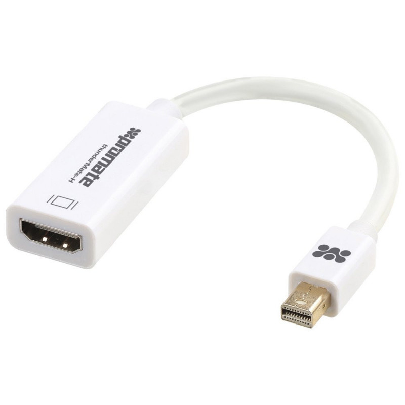 Used Adapter Promate thunderMate-H Mini DisplayPort - HDMI White (thundermate-h.white)