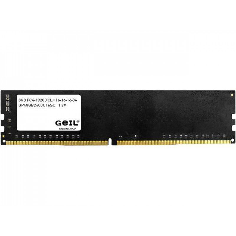 Used RAM 8 GB, DDR4, GeIL (for desktop PCs, 2400 MHz, 1.2, CL16, GP48GB2400C16SC)