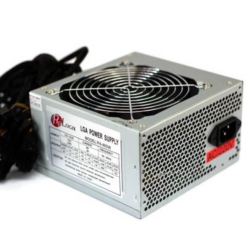 БУ Блок питания 460 Вт ProLogix, 24+4+4 pin, питание видеокарты - 1x(6+2pin), 120 мм, ATX, P4-460W