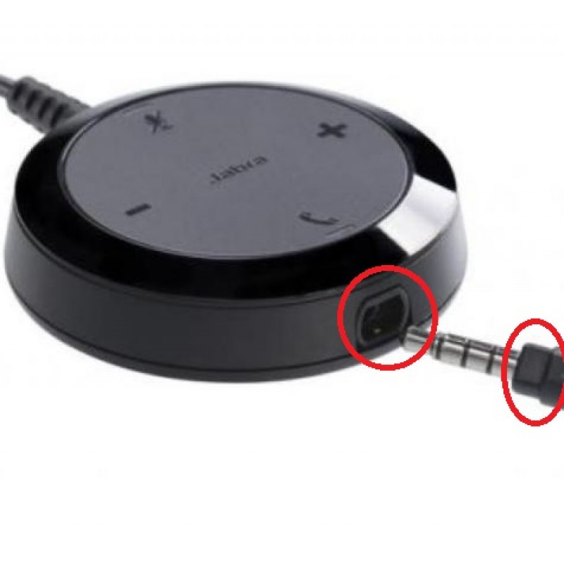 Used Sound card (adapter) USB, Jabra Evolve 30 II, 4pin mini Jack 3.5mm