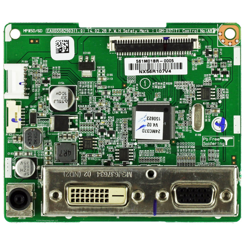 Control board for LG 22MP55D monitor (EAX65582903 (1.0) 14.02.28, LGM-037(T))