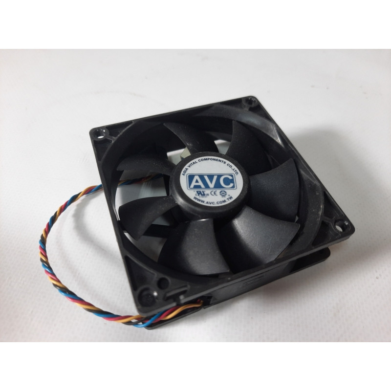 Used Fan AVC DL08025R12U (80x80x25, 4pin, 12v 0.50a)
