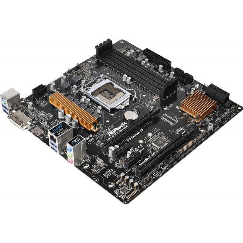 Used Motherboard s1151, ASRock B150M PRO4/M/A (4xDDR4, B150, PCI-Ex16x2, DVI, HDMI, mATX)