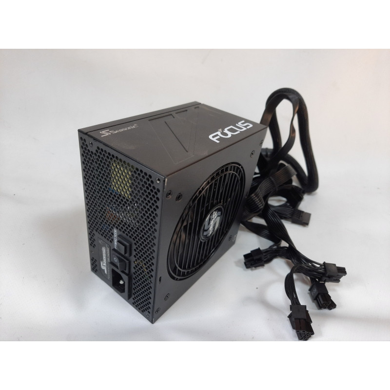 Power supply unit 750 W Seasonic Focus Gold, 24+4+4 pin, video cards - 4x(6+2pin), 120 mm, ATX, GX-75