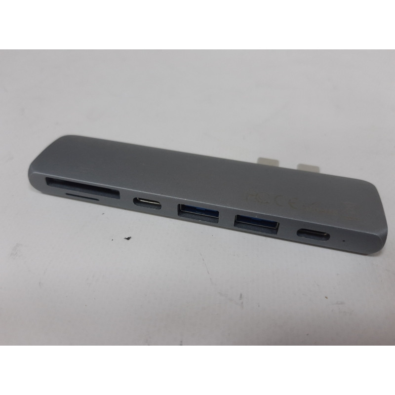 USB hub Satechi Aluminum Type-C Pro Hub Adapter Space Gray