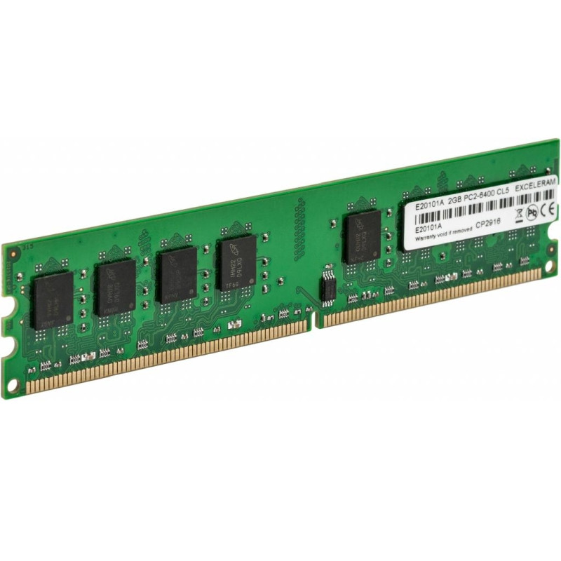 БУ Оперативная память 2 ГБ, DDR2, EXCELERAM (для настольных ПК, 800 МГц, 1.8, CL5, CP2916)