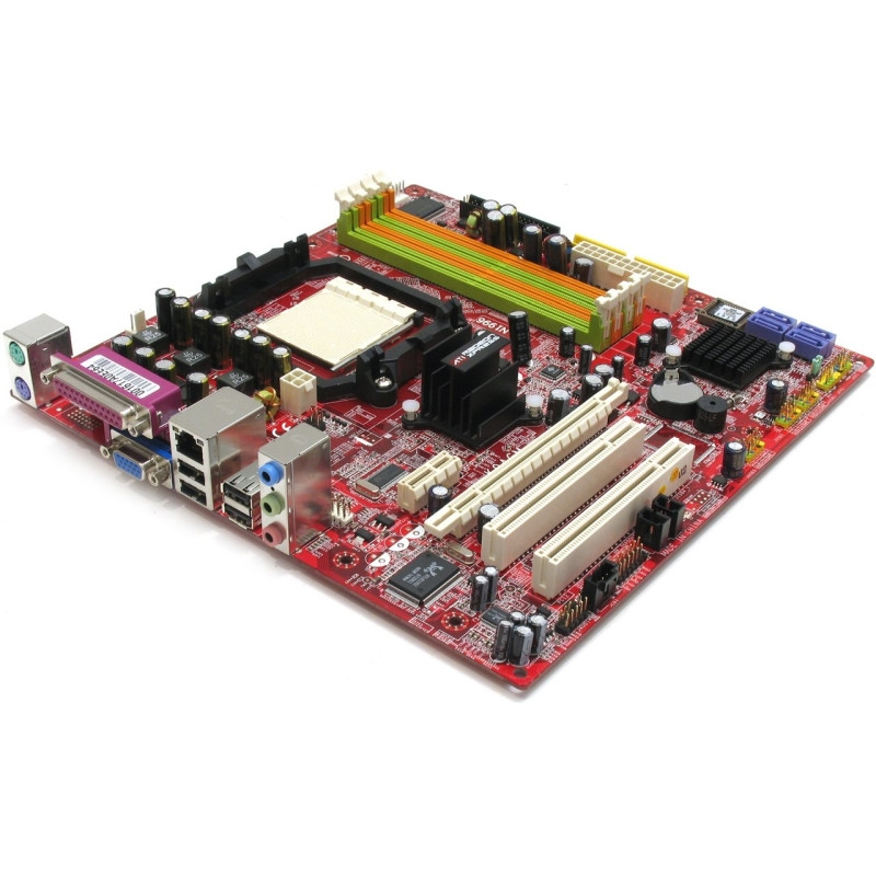 БУ Материнська плата sAM2, MSI K9AGM3-F (4xDDR2, AMD 690V, PCI-Ex16x1, VGA, microATX)