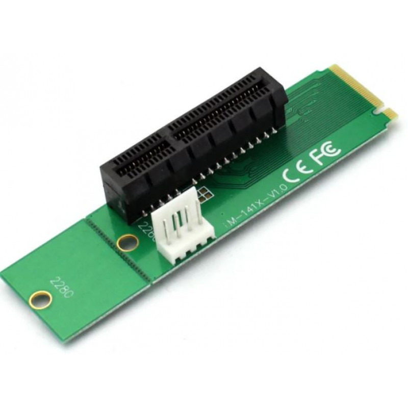 Used Adapter (Riser) M.2 2260/2280 => PCI-e x4 (LM-141X)
