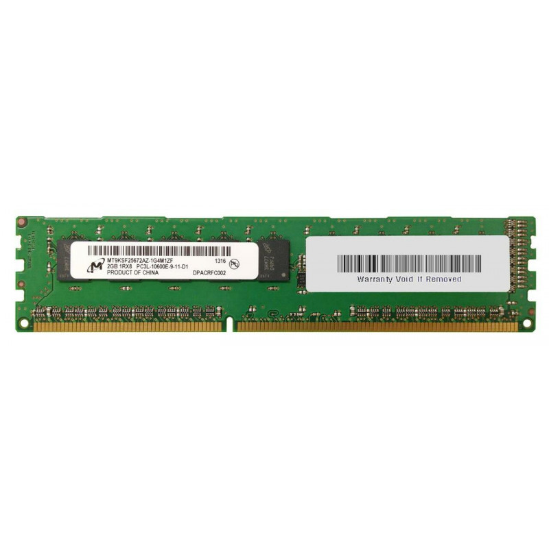 БУ Оперативная память 2 ГБ, DDR3, для ПК, Micron (1333 МГц, 1.5 В, CL9, MT9KSF25672AZ-1G4M1)