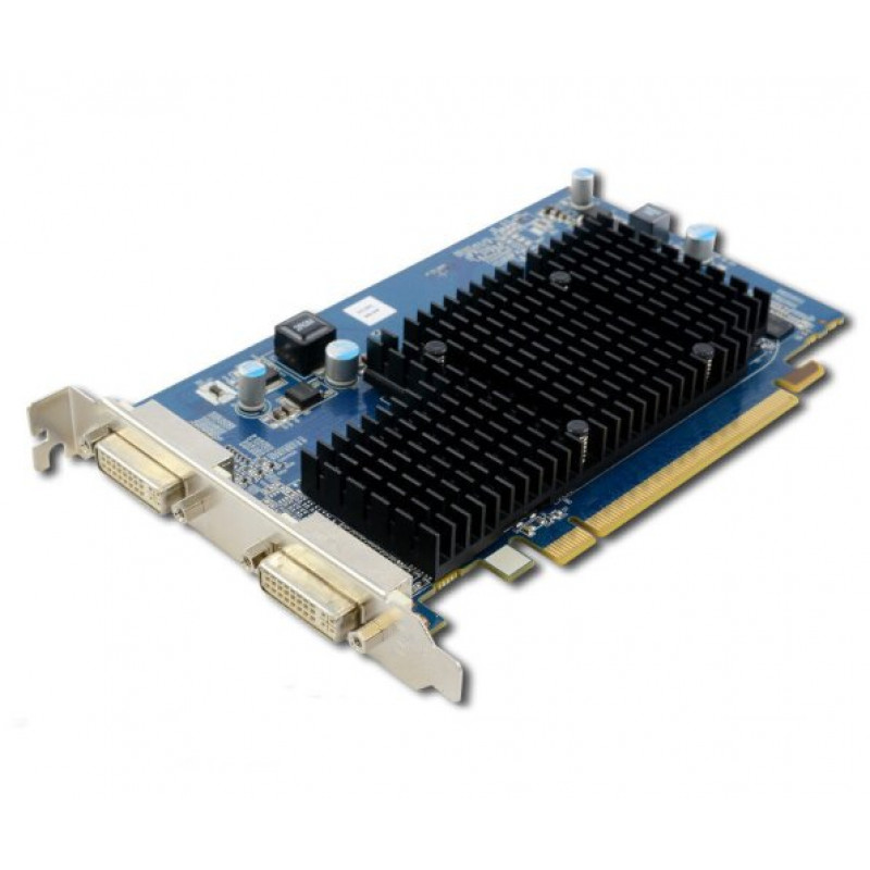 Used Fujitsu Radeon HD 6450 graphics card, 1 GB, GDDR3, 64 bit, 2 x DVI