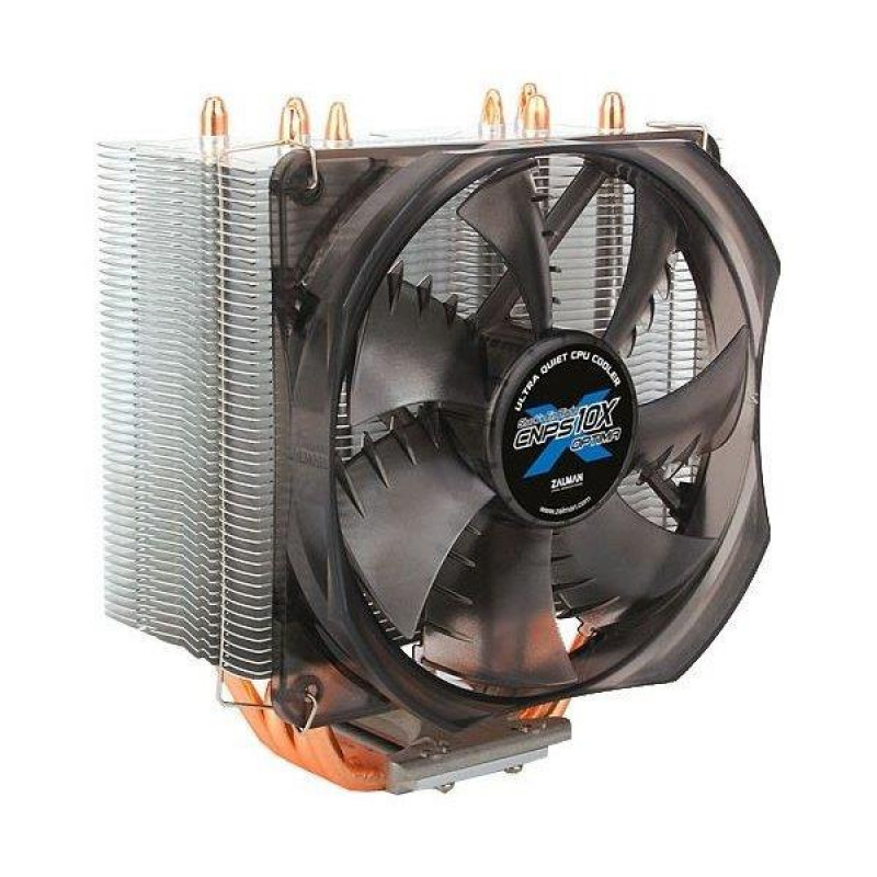 CPU Cooler Zalman CNPS10X Optima (Socket: AM2/ AM3/ AM4/ FM1/ FM2, 4pin, 120mm, 4 tubes)
