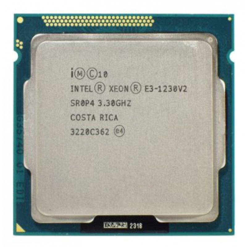 БУ Процессор s1155 Intel Xeon E3-1230 V2, 3,3-3,7 МГц, 4-8 core, Ни, 69 W (аналог i7-3770)