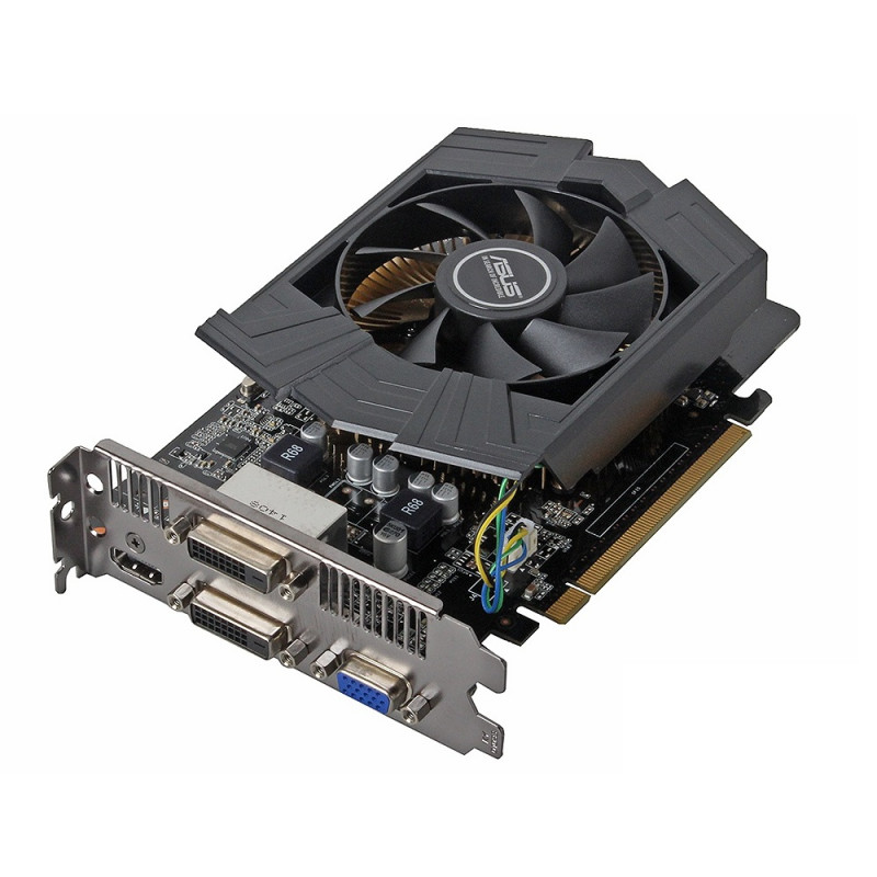 Used Video card Asus GeForce GTX 750 Ti, 2 GB, GDDR5, 128 bit, 1020/5400 MHz