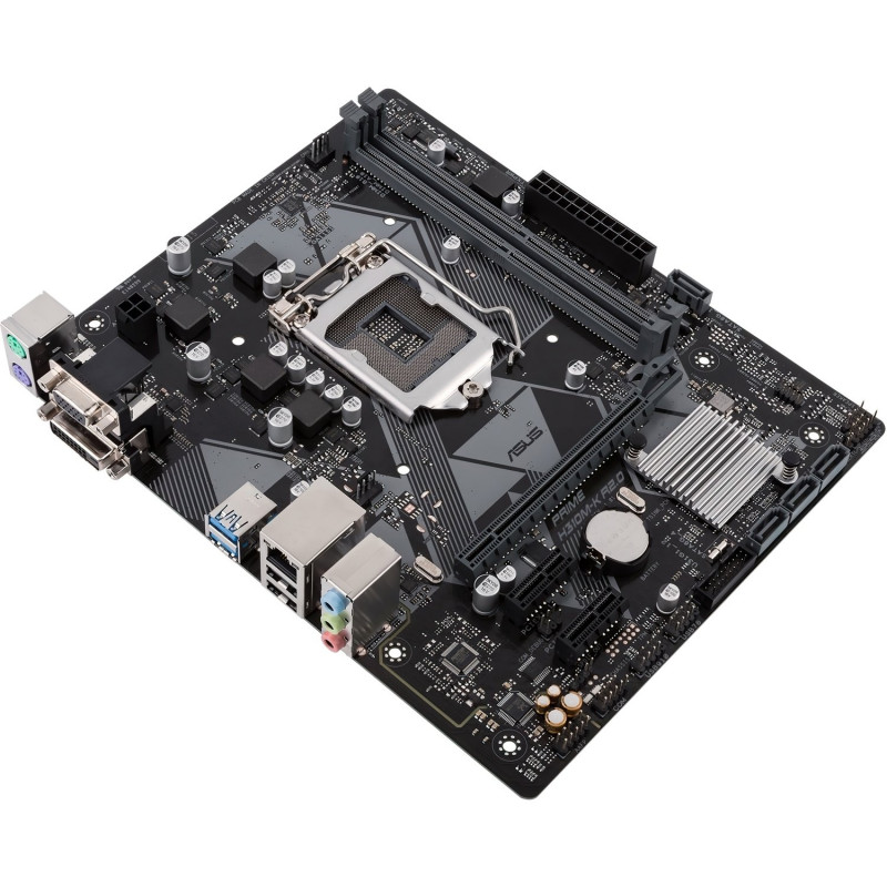 Used Motherboard s1151, ASUS H310M-K R2.0 (2xDDR4, Intel H310, PCI-Ex16x1, VGA, DVI, microATX)