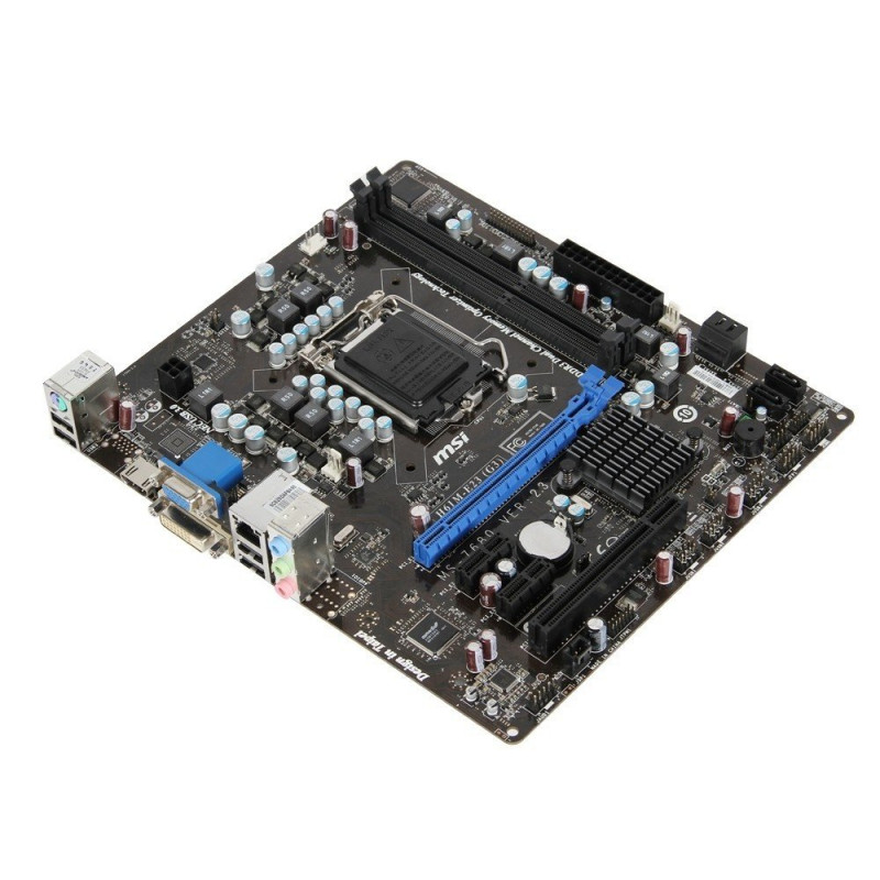 БУ Материнська плата s1155, MSI H61M-E23 (G3) (2xDDR3, Intel H61, VGA, DVI, HDMI, microATX)
