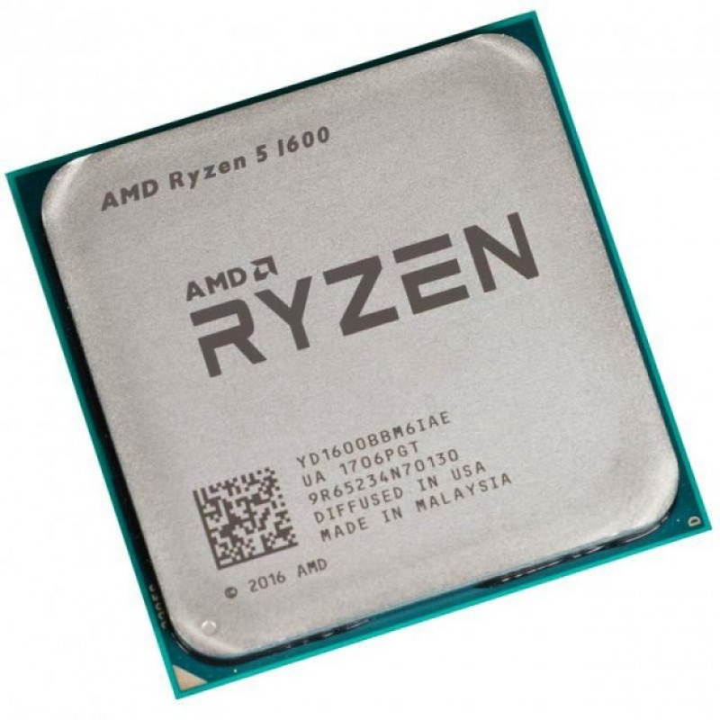 БУ Процессор AMD Ryzen 5 1600 (sAM4/6x3.2-3.6 GHz/12нм/65 Вт/YD1600BBM61AF)