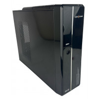 БУ Корпус Logicpower S602 BS Slim 400w 8см, кардридер, 2хUSB2.0, Black