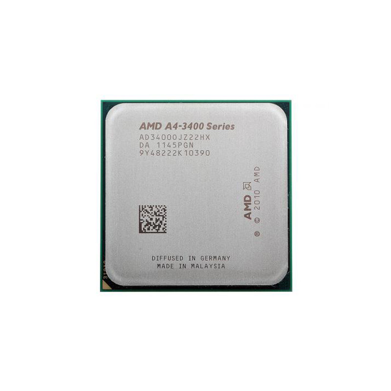 БУ Процесор sFM1 AMD A4-3400, 2,7-2,7 МГц, 2-2 core, AMD Radeon HD6410D, 65W